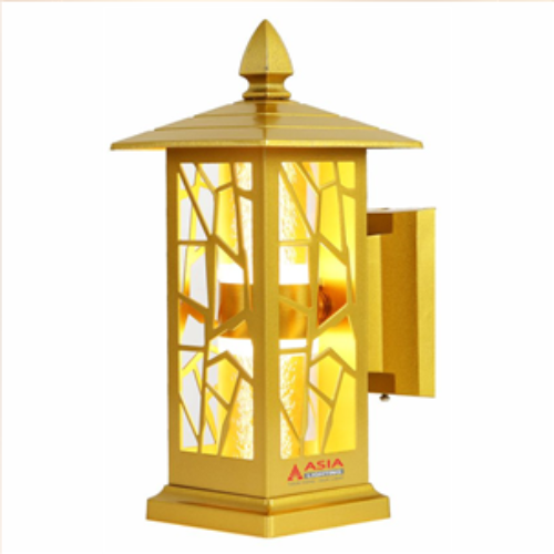 ĐÈN CỘT 2 ĐẦU THÂN ĐỒNG - ĐỊA CẦU - 3 MÀU