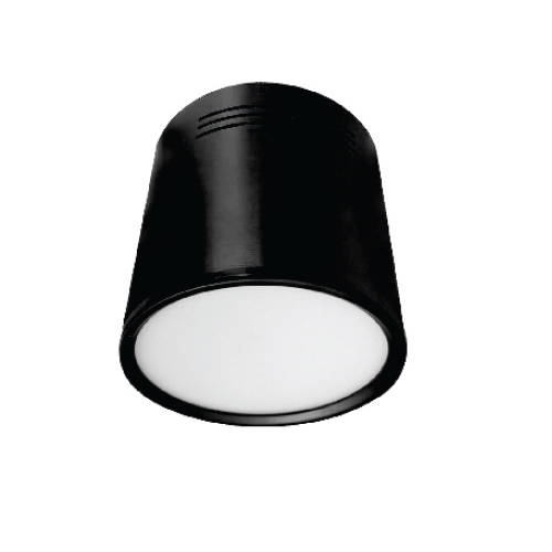 ĐÈN TRẦN NỔI TRÒN VỎ ĐEN MẶT MỜ 12W- 3 MÀU