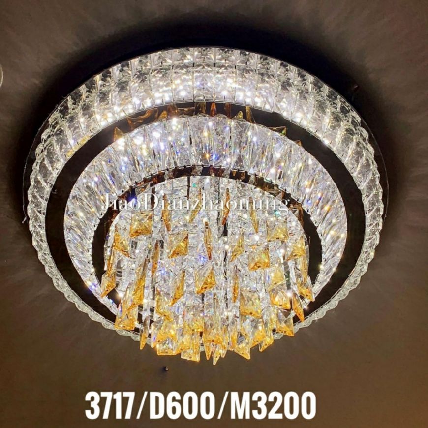 Mâm led pha lê 3717-D600