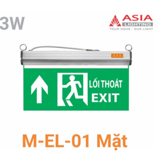 ĐÈN CHỈ DẪN MICA HƯỚNG LÊN - 2 MẶT