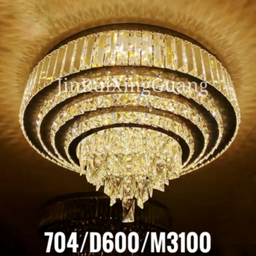 Mâm led pha lê 704-D600