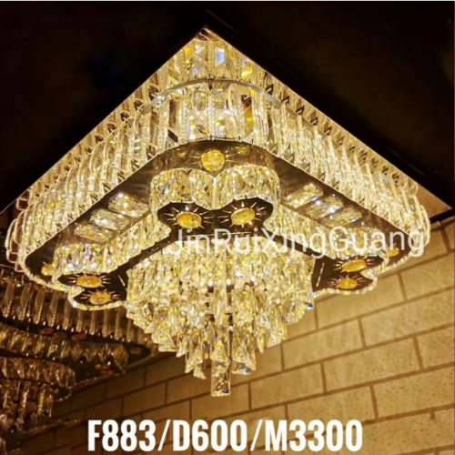 Mâm led pha lê A3030-D600