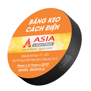 BĂNG KEO CÁCH ĐIỆN BK20YD - D