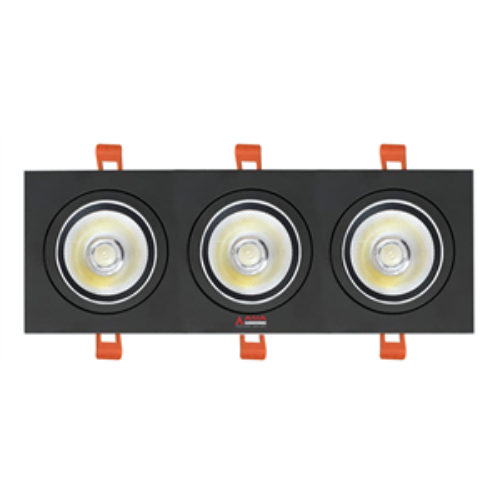 ÂM TRẦN VUÔNG ĐEN 30W
