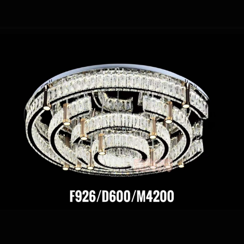Mâm led pha lê F926-D600