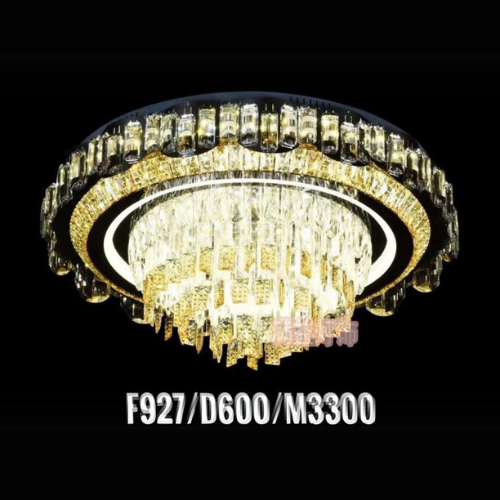 Mâm led pha lê F927-D600
