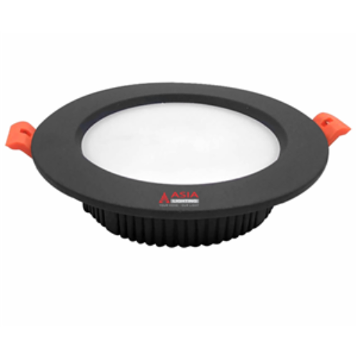 ÂM TRẦN TRÒN MẶT ĐEN 7W - 3 MÀU 