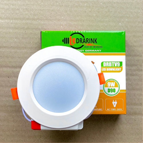 ÂM TRẦN 9W - D90 - VIỀN TRẮNG TRƠN - 3 MÀU
