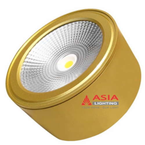 ĐÈN TRẦN NỔI TRÒN VỎ ĐỒNG THÂN NGẮN - 10W - 3 MÀU