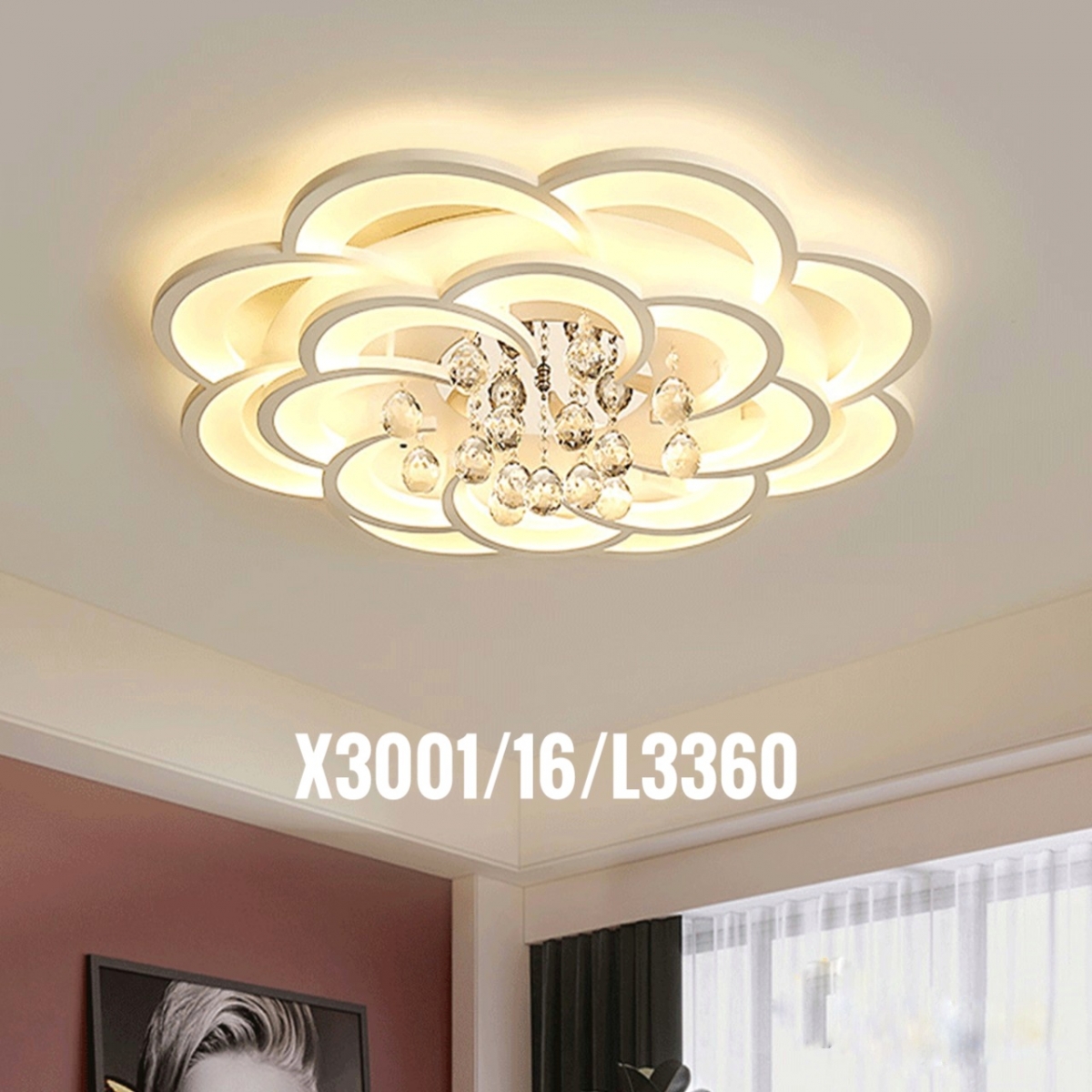 Mâm Led Mika X3001/8+8