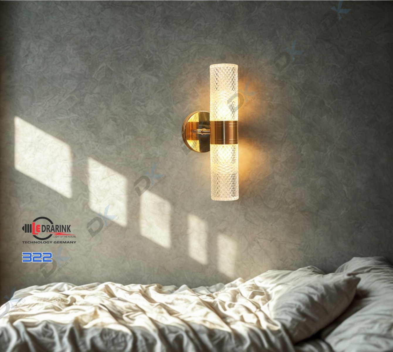 Đèn tường hắt 322 Drarink     