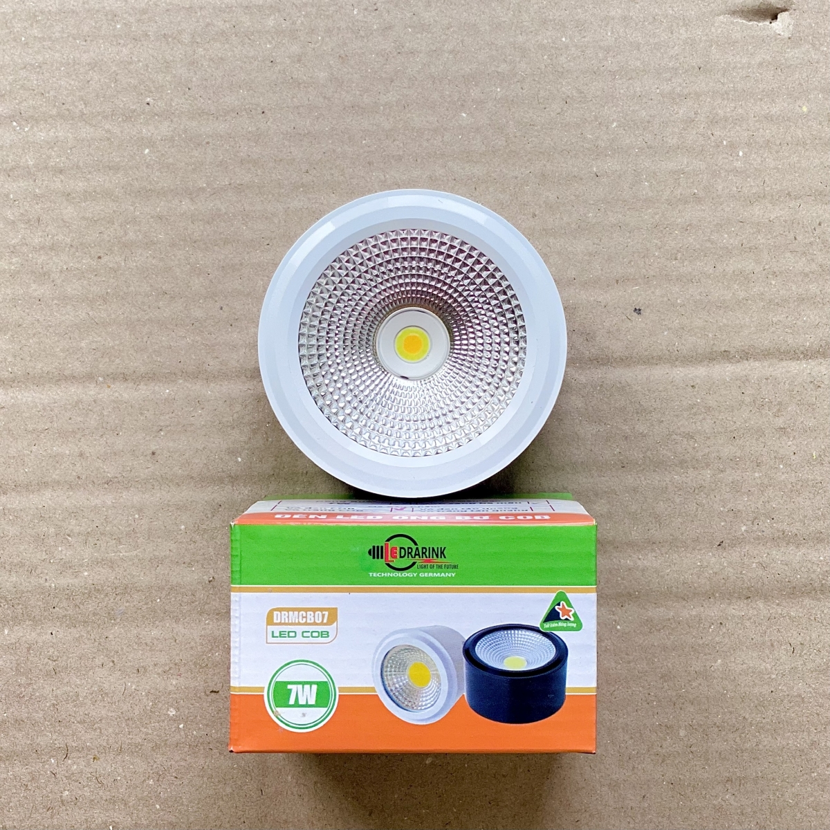 LON NỔI 7W - D90 - VỎ TRẮNG
