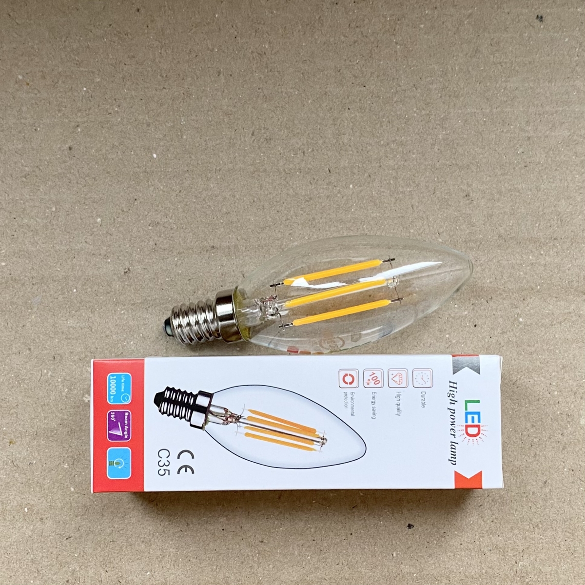 NHÓT LED EDISON E14 - KHÔNG RÂU