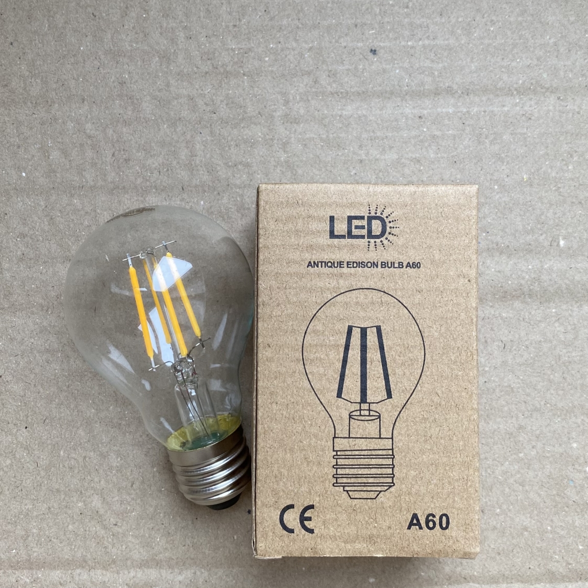 BÓNG LED EDISON A60 - VỎ TRẮNG
