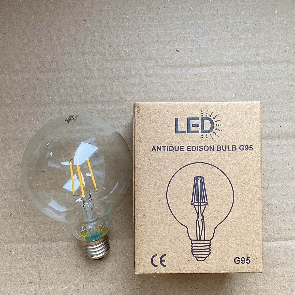 BÓNG LED EDISON G95 - VỎ TRẮNG