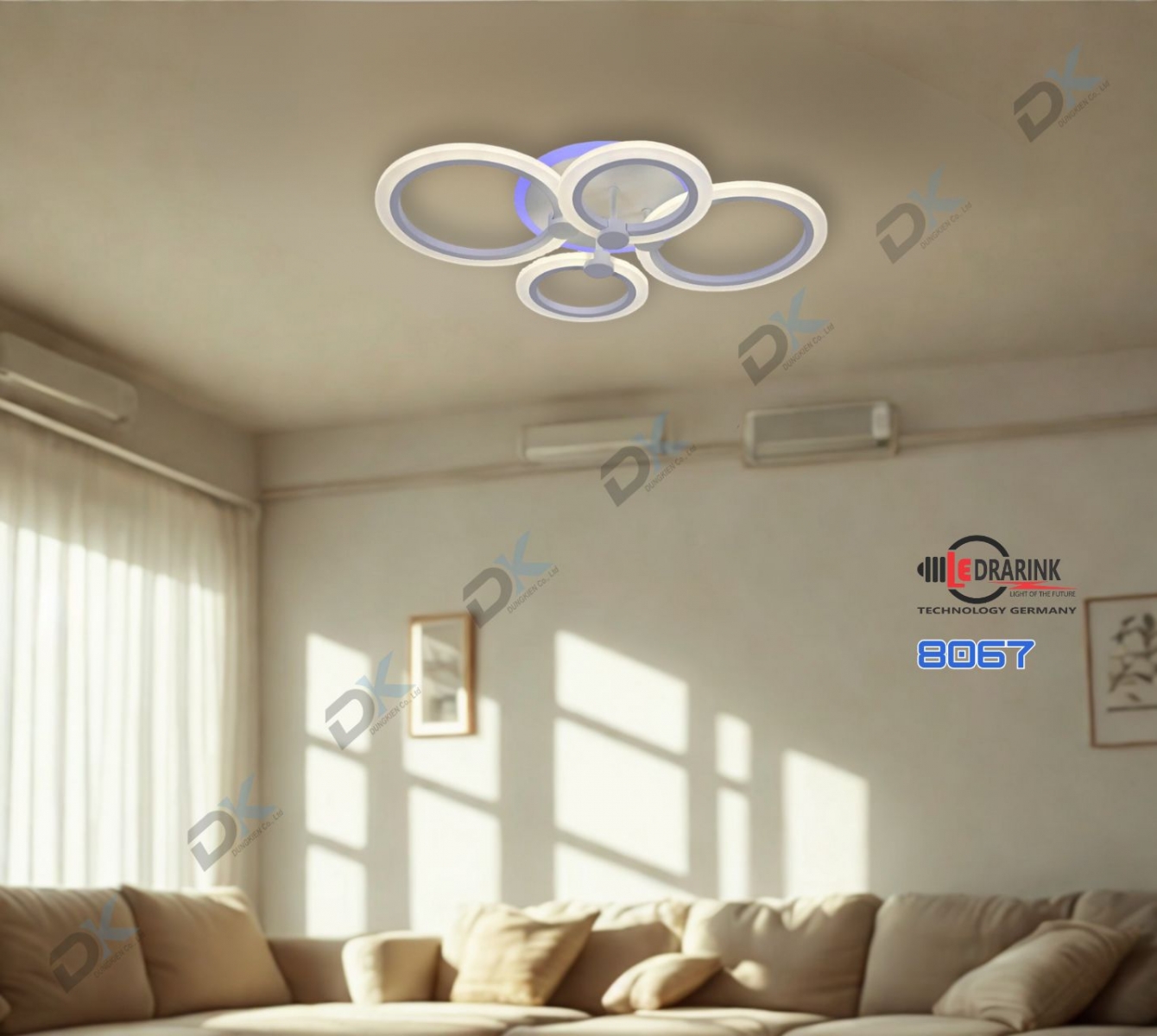       Mâm acrelic 8067 đế chuyển màu Drarink