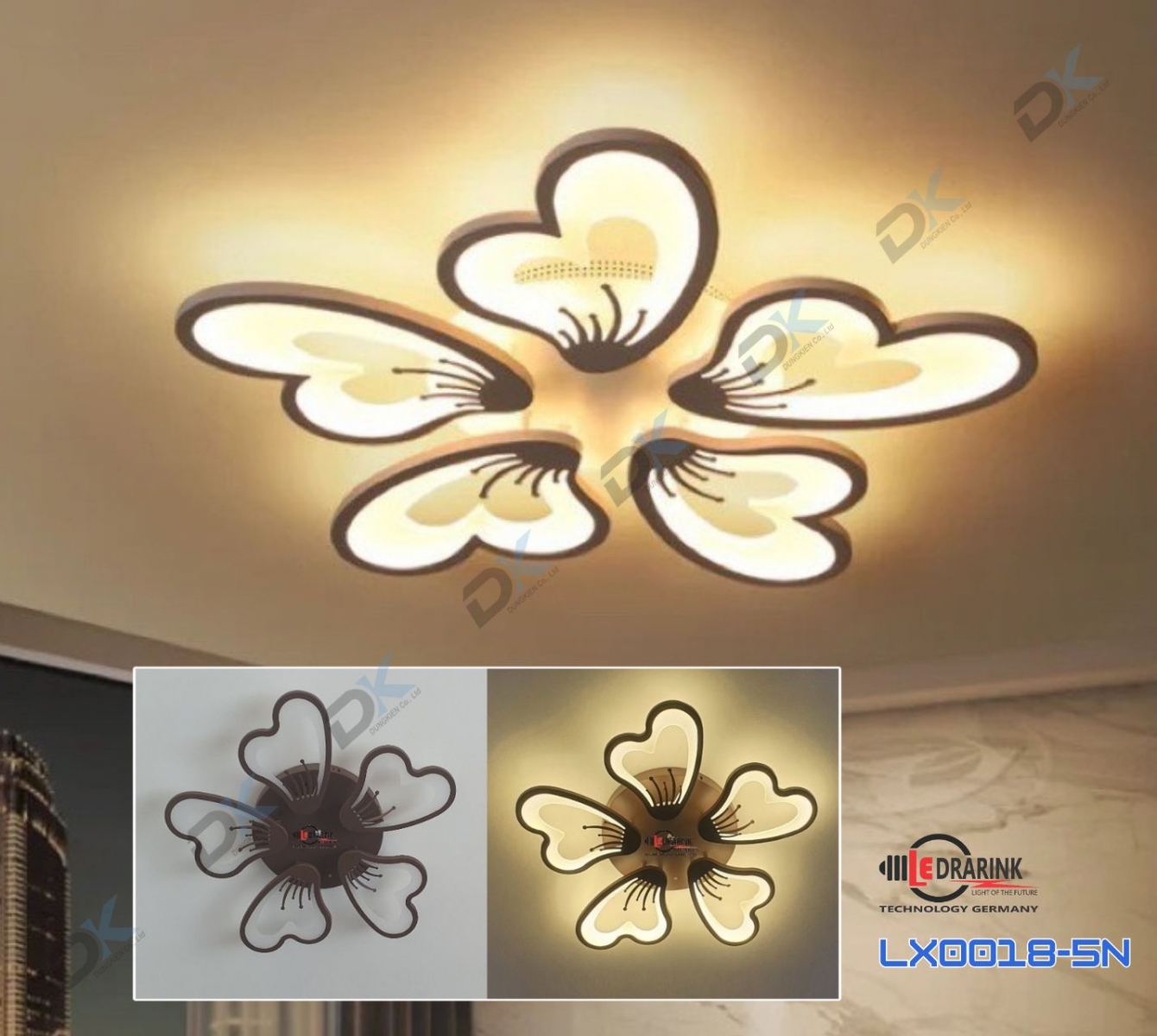       Mâm lá X0018_5 ( Nâu) Drarink