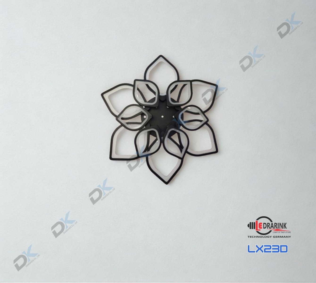       Mâm lá X23_12 ( viền đen) Drarink