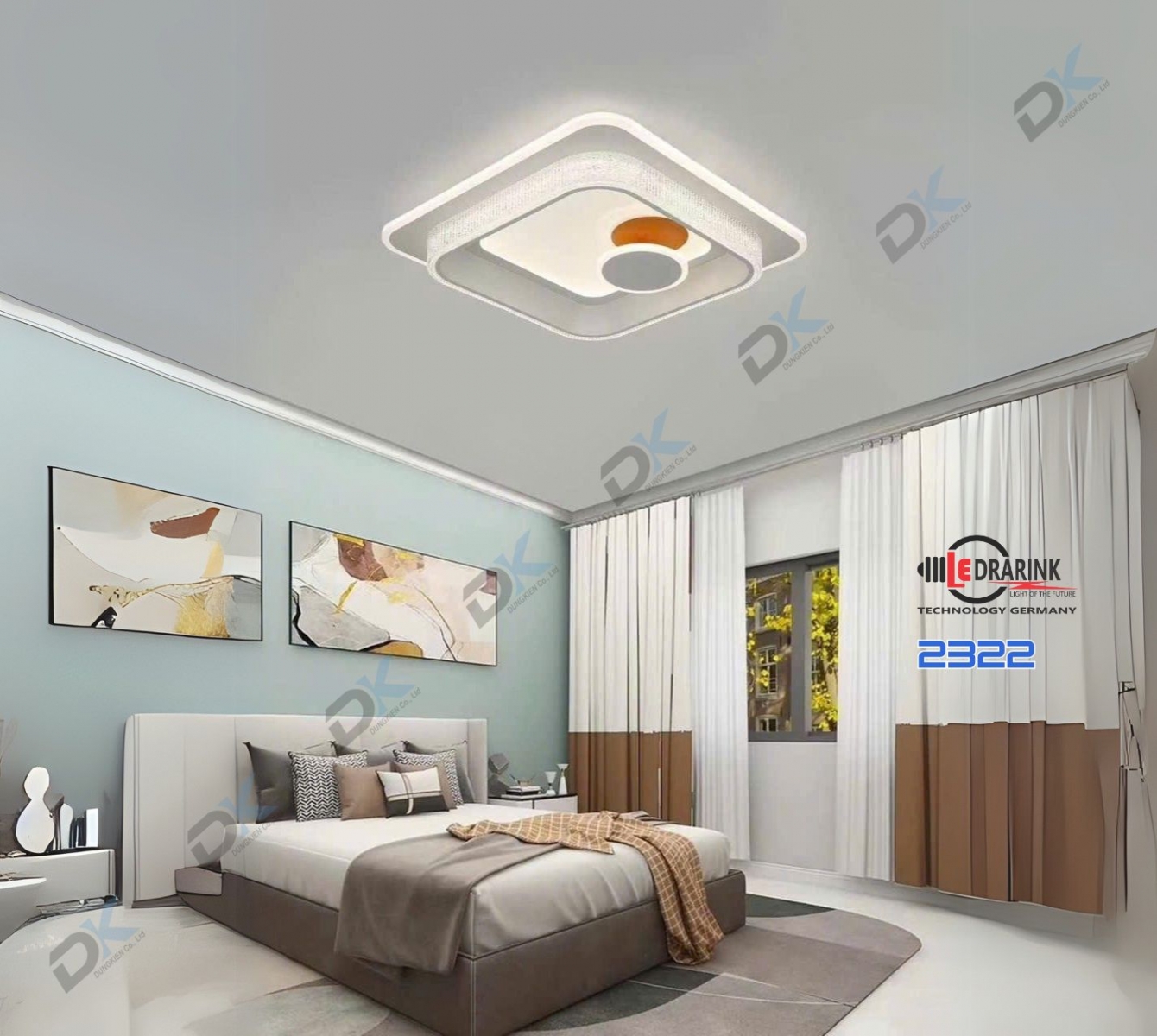       Mâm hiện đại vuông 2322 phi 500 drarink