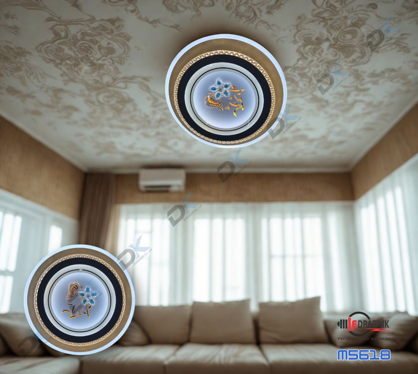       Mâm hiện đại tròn 5618 phi 500 Drarink