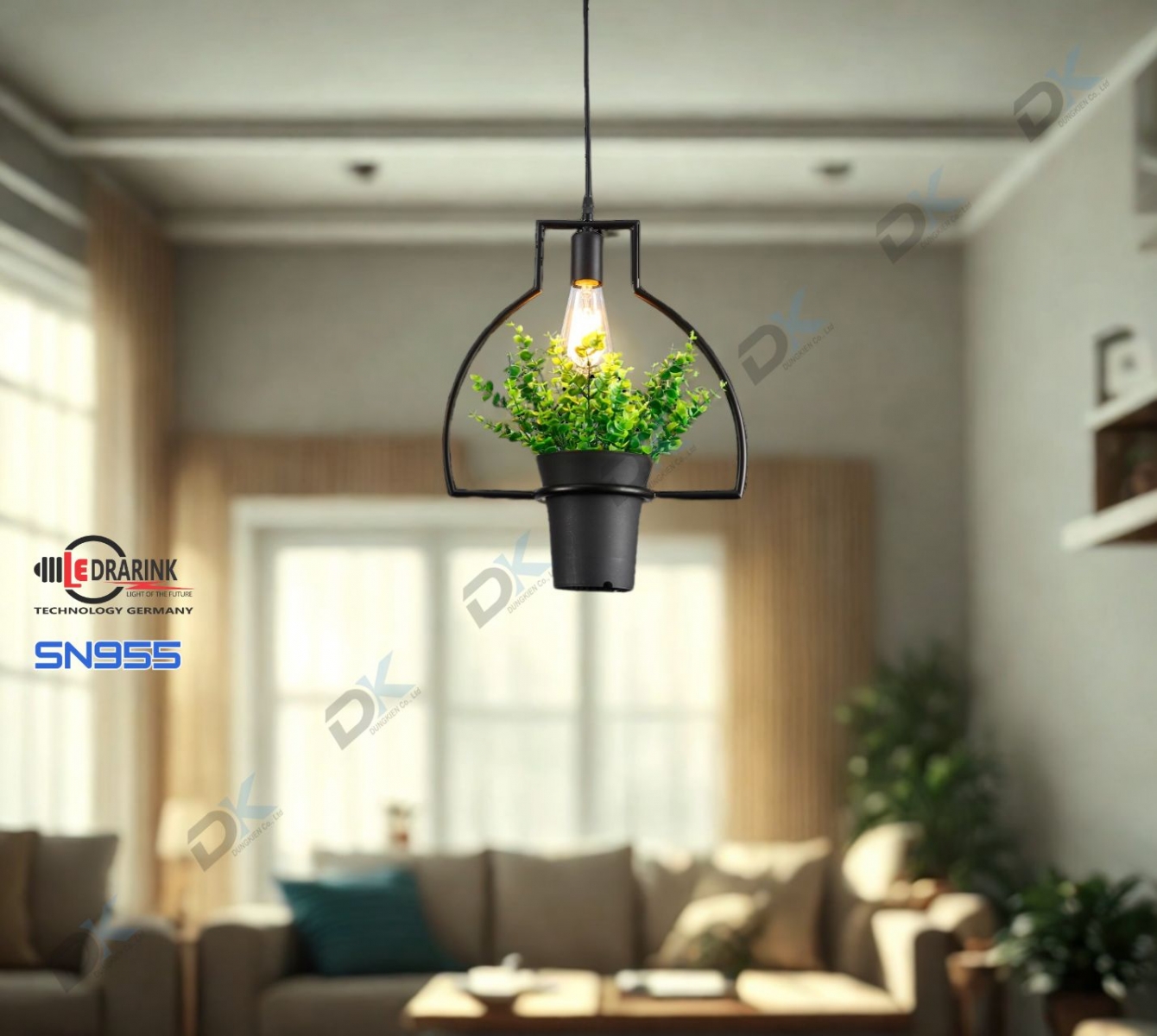       Thả sắt đen lọ hoa SN95/5