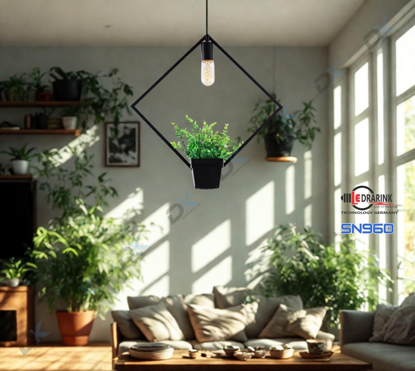       Thả sắt đen lọ hoa SN95/10